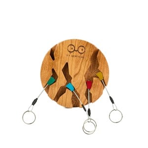 Keyholder cercle en bois de cerisier