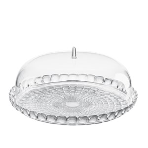 Grand plat à gâteau avec cloche guzzini