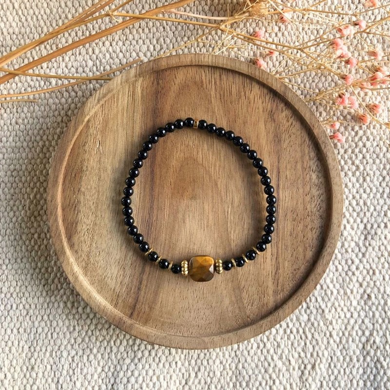 Omsaé - Bracelet pierres & énergies bouclier