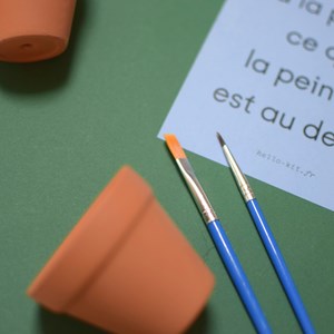 Kit diy n°33 pots à customiser