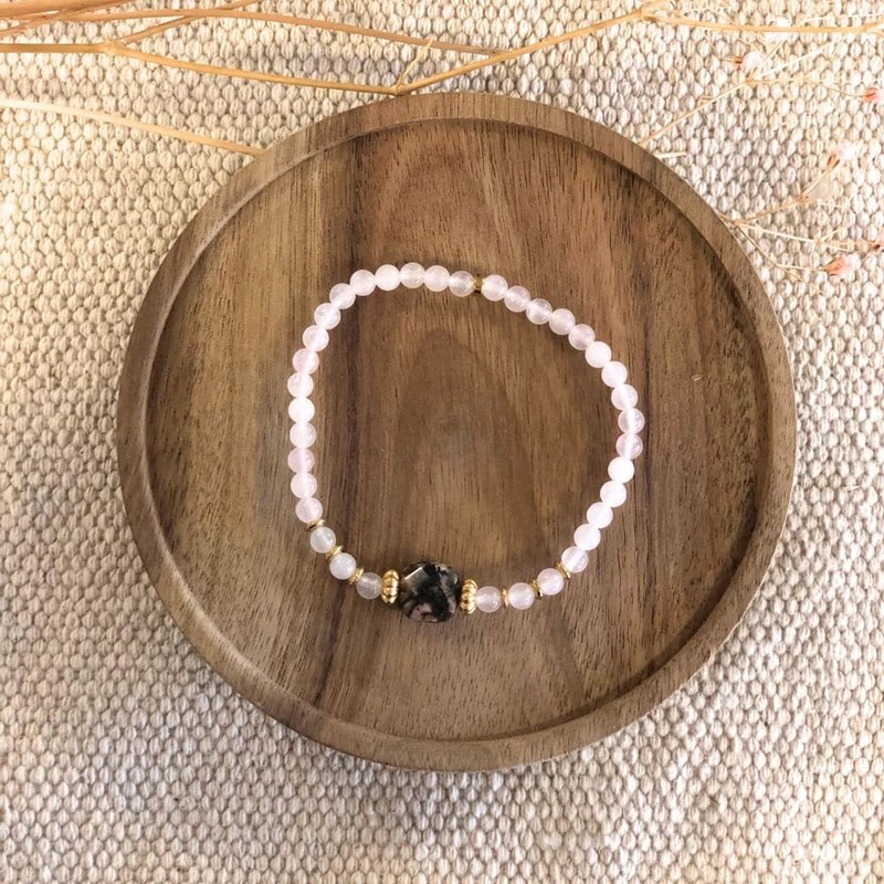 Omsaé - Bracelet pierres & énergies bulle amour