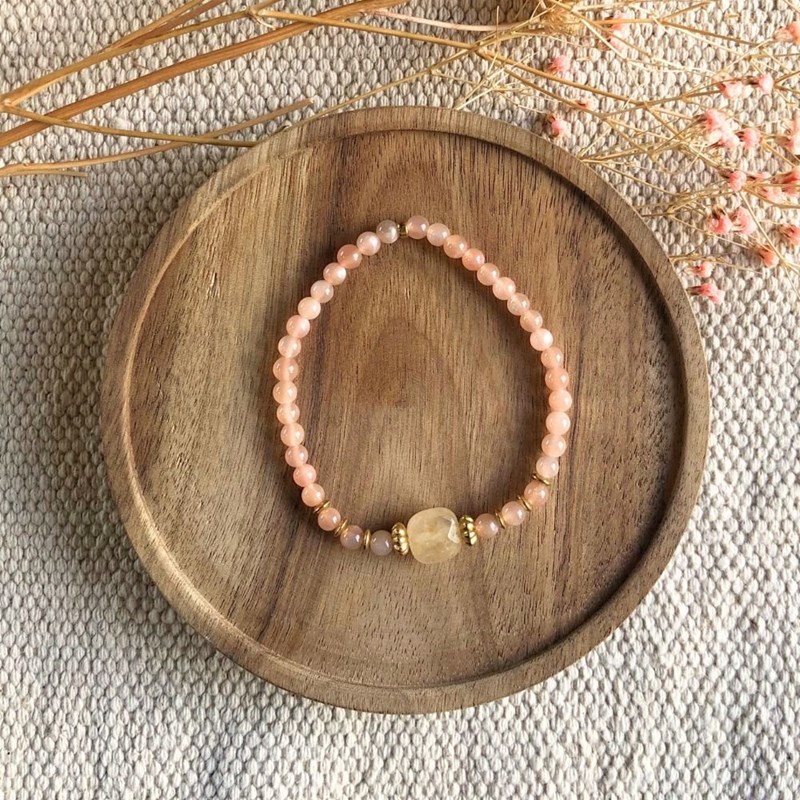 Omsaé - Bracelet pierres & énergies joie vivre