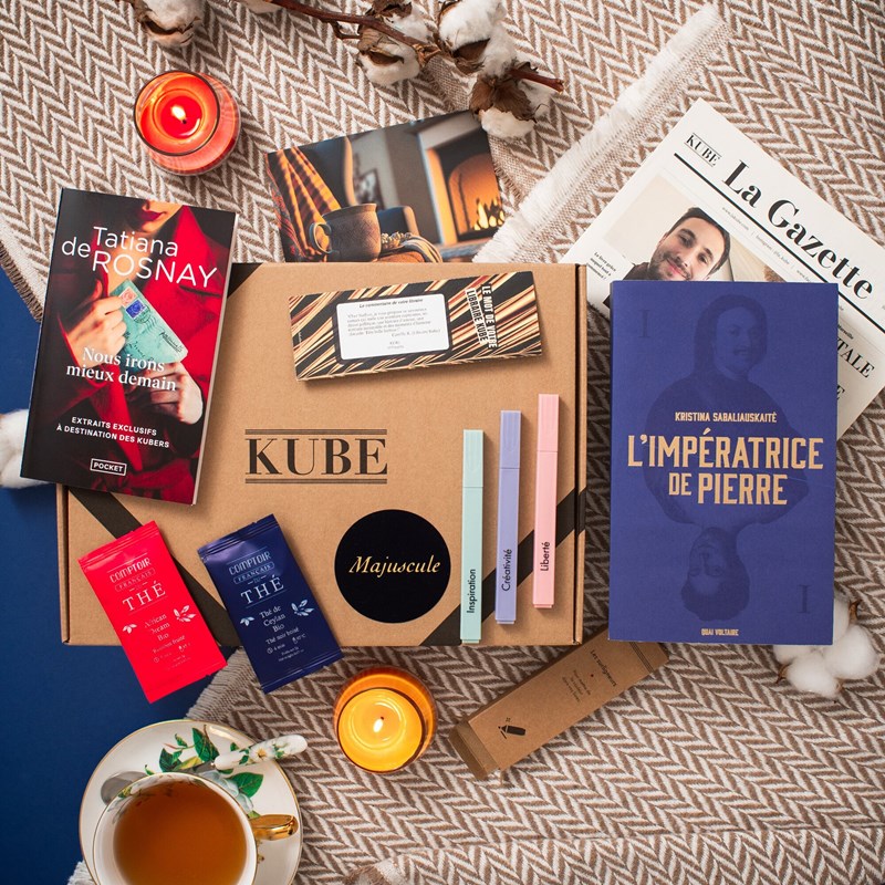 Kube - Abonnement box livre grand format 1 mois
