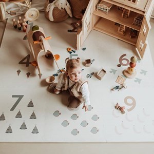 Tapis mousse modulable eevaa numbers