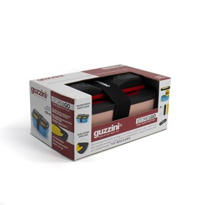 Lunch box et set de 3 couverts guzzini
