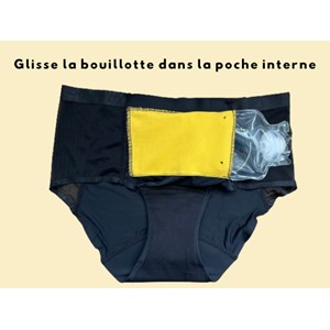 Culotte menstruelle bouillotte l or