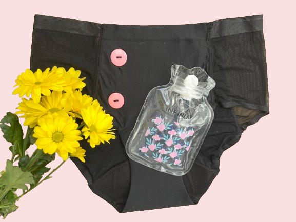 Infinity - Culotte menstruelle bouillotte m rose