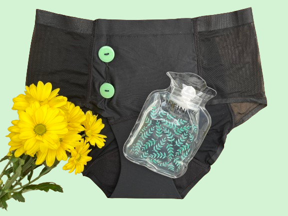 Infinity - Culotte menstruelle bouillotte m vert