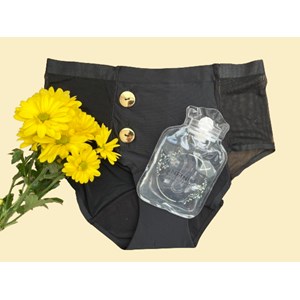Culotte mentruelle bouillotte xl or