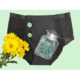 Culotte menstruelle bouillotte xl vert