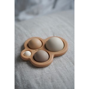 Jouet pop, jouet anti-stress, beige