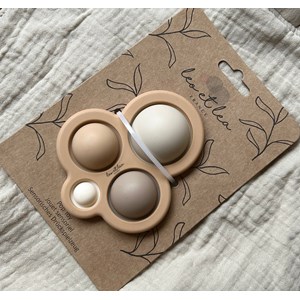 Jouet pop, jouet anti-stress, beige