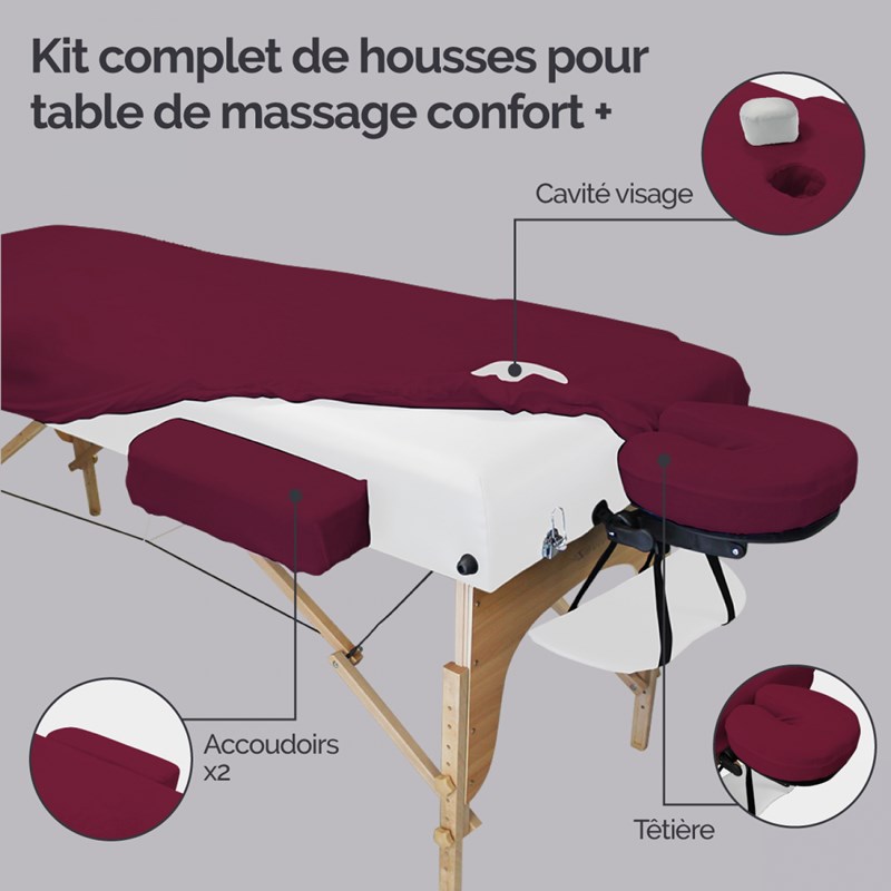 Housse pour table de massage (Vivezen) - Image 2