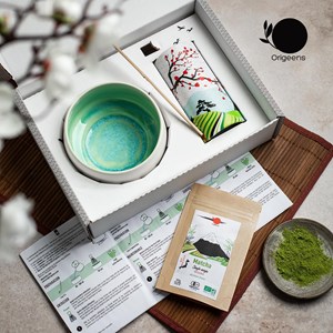 Coffret matcha bio origeens