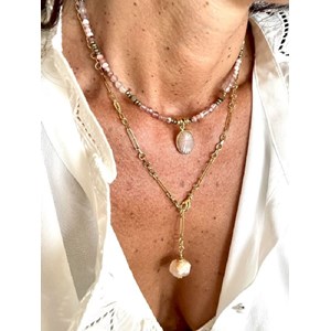 Sautoir bola agate sakura