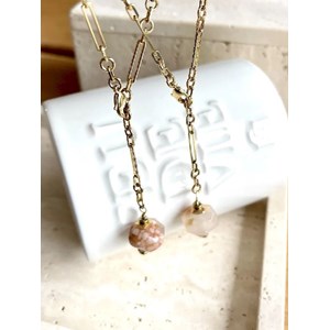 Sautoir bola agate sakura