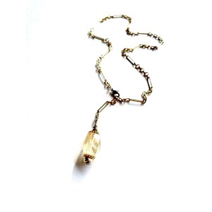 Sautoir bola citrine