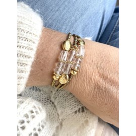 Bracelet cristal de roche energie