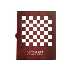 Coffret 8 outils du vin + jeu échec *