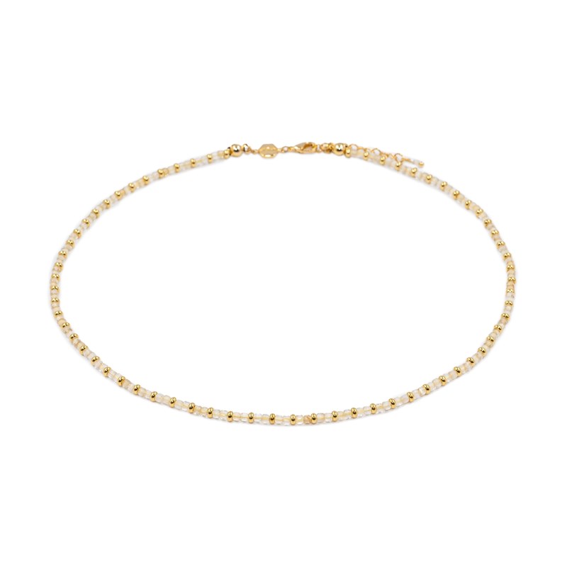 Collier karia en pierres citrine