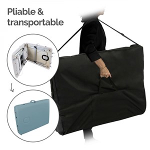 Table massage pliante 2 zones