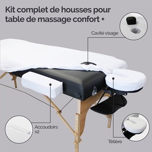 Housse pour table de massage