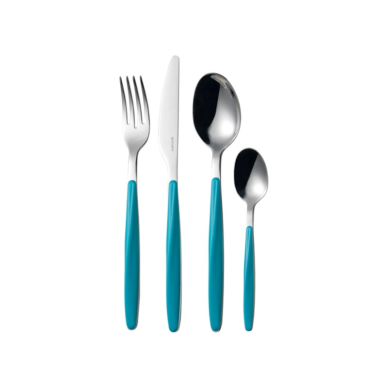 Guzzini - Ménagère 24 pièces en acier inox guzzini