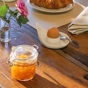 Lot de 2 coquetiers blancs guzzini