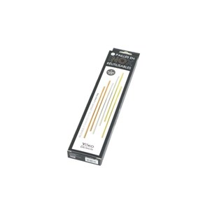 6 pailles en inox
