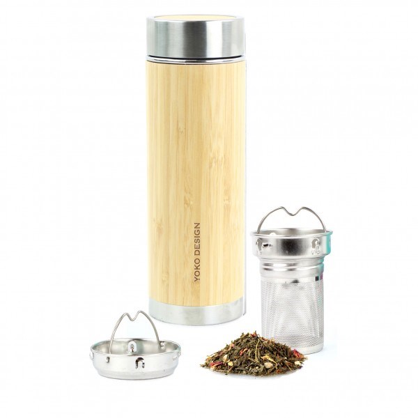 Yoko design - Theiere isotherme bambou 350 ml
