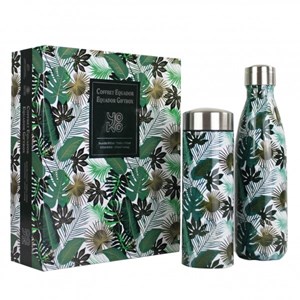 Coffret 1 bouteille et 1 theiere equador