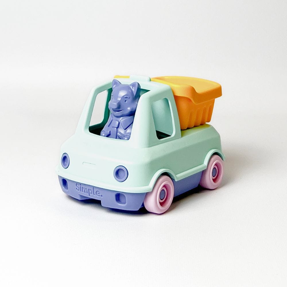 Camion poubelle jouet d'éveil Made in France en plastique recyclé - Le Jouet  Simple