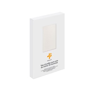 Taie d'oreiller 100% soie de mûrier65x65