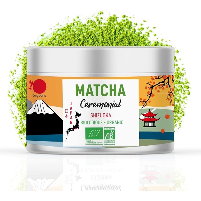 Matcha premium japonais Bio Hikari 30g - Escale Sensorielle