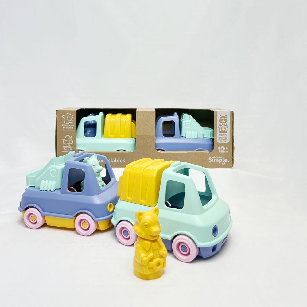 Coffret jouets d'éveil made in France en plastique recyclé - Le