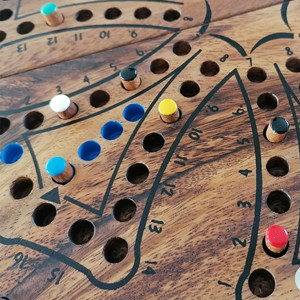 Jeu du tock de 2 à 6 joueurs - acacia