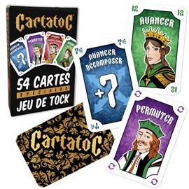 Cartatoc 54 cartes spéciales jeu de tock