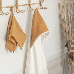 Cape de bain en gaze de coton jeanne