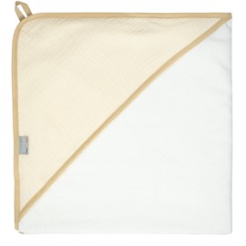 Cape de bain en gaze de coton, jeanne