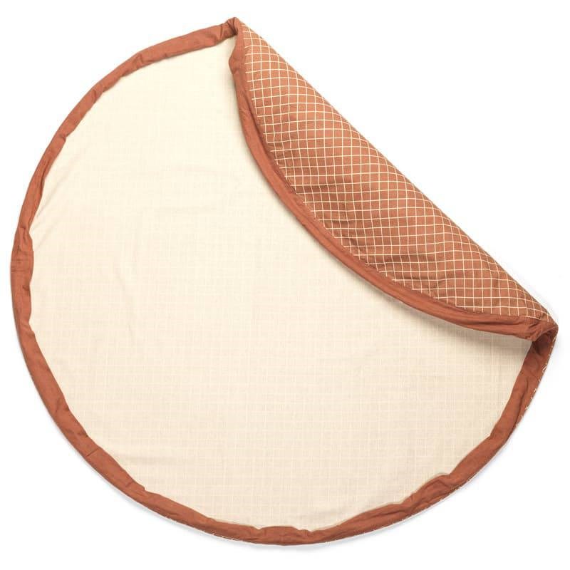 Sac rangement tapis organic grid brun (Play and Go) - Image 3