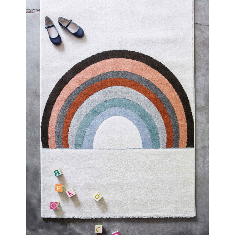 AFK Living - Tapis enfant arc en ciel 120x170
