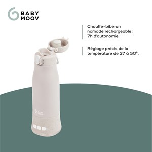 Chauffe-biberon rechargeable moov & feed