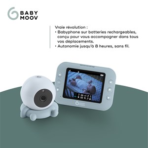 Babyphone vidéo rechargeable yoo roll