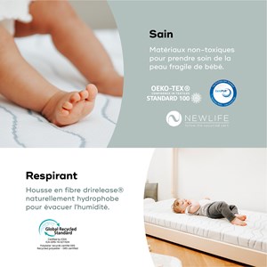 Matelas ergonomique cosy'lite 70x140cm