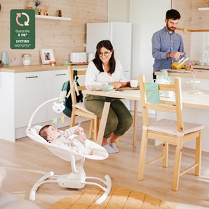 Balancelle latérale multifonctions crème