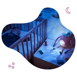 Veilleuse peluche à projection barnabé