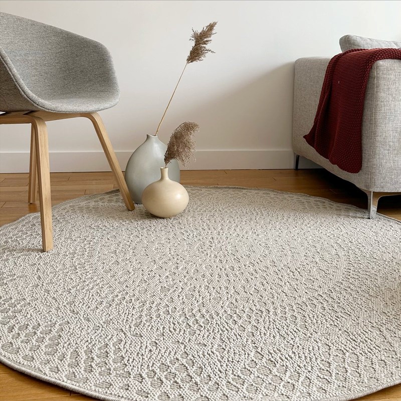 AFK Living - Tapis rond crochet 200x200
