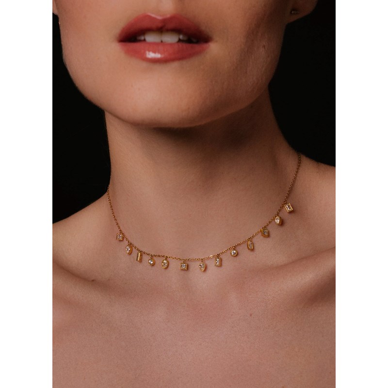 AEC Paris - Collier chaîne mohandas étoilée