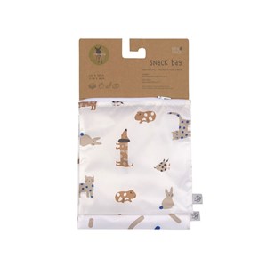 Lot de 2 pochettes à snack chat roy