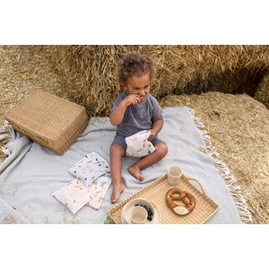 Lot de 2 pochettes à snack chat roy